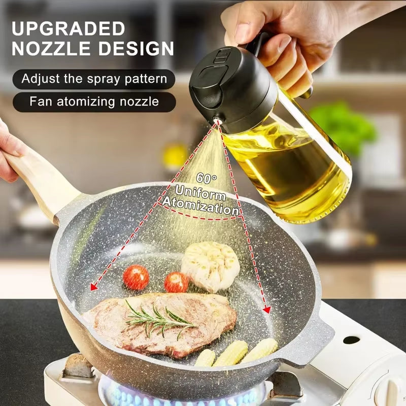 Mistify™ 500ml Olive Oil Spray Bottle – Precision Oil Dispenser for Cooking, Grilling & Baking